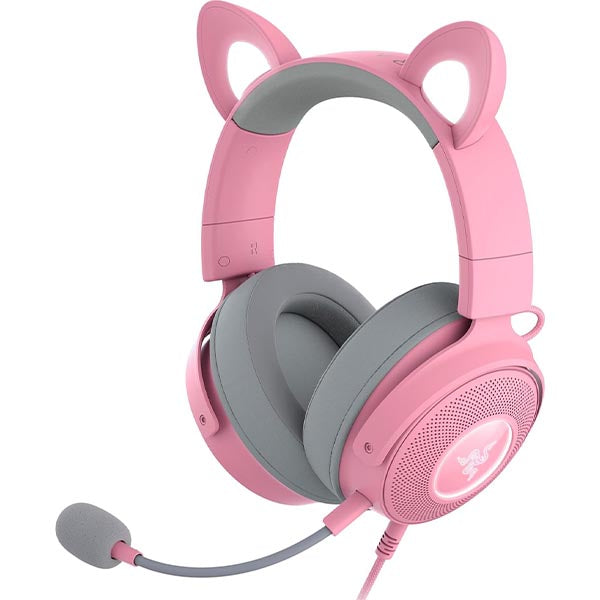 Razer Kraken Kitty V2 Pro Wired RGB Headset (Pink) – TechCure India