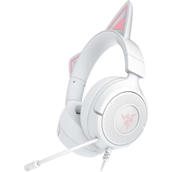 Razer Kraken Kitty V3 X Wired Gaming Headphone (White) – TechCure India