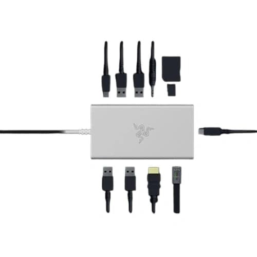 Razer USB-C Dock 11-Port Mercury Charging Device – TechCure India