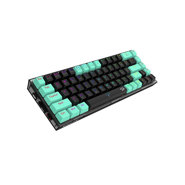 Redragon Castor Pro K631 RGB Wireless Mechanical Gaming Keyboard [Black/Green] – TechCure India