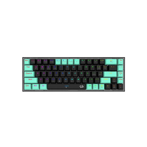 Redragon Castor Pro K631 RGB Wireless Mechanical Gaming Keyboard [Black/Green] – TechCure India