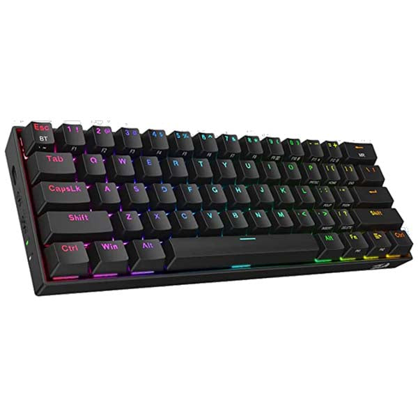 Redragon K530 Pro Draconic 60% Wireless RGB Mechanical Keyboard (Linear Red Switch, Black) – TechCure India