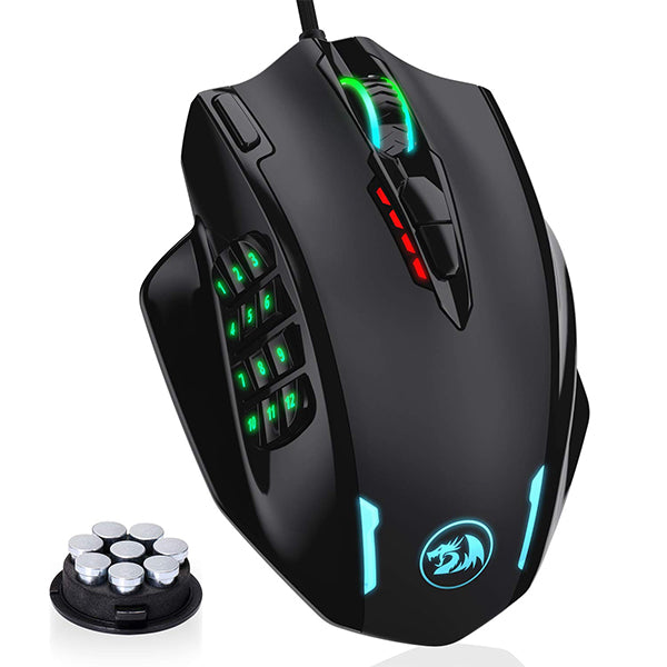 Redragon M908 Impact RGB Wired Gaming Mouse – TechCure India