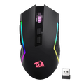 REDRAGON Trident Pro M693 Wireless / Bluetooth Ambidextrous Gaming Mouse ( 8000DPI / 7 Macro Button ) ( Black )