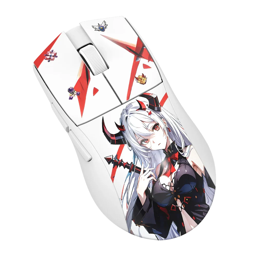 REDRAGON Eisa K1NG M916 Pro Wireless Anime Editon Ergonomic Gaming Mouse ( 26000DPI / 5 Macro Buttons ) ( White ) – TechCure India