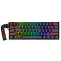 REDRAGON K617 Fizz HE 60% Mechanical RGB Wired Gaming Keyboard With Strap ( Black ) ( Magnetic Switches ) – TechCure India