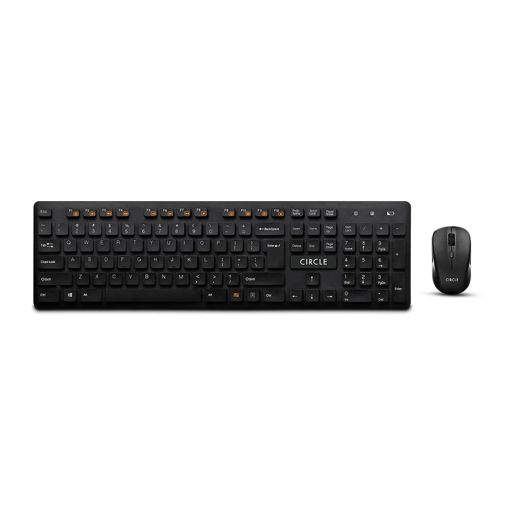 Circle Rover A7 Wireless Combo Keyboard - Black – TechCure India