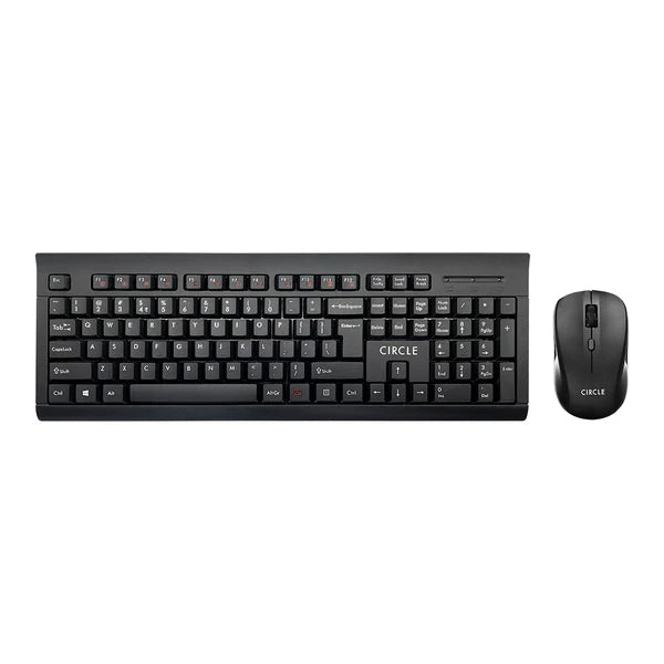 Circle Rover A9 Wireless Keyboard & Mouse Combo - Black – TechCure India