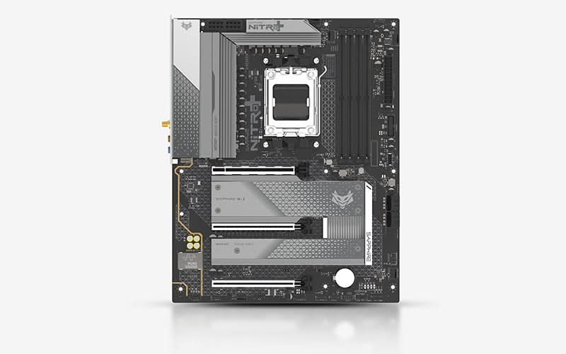SAPPHIRE NITRO Plus B850A WIFI 7 DDR5 ATX, AM5 Motherboard – TechCure India