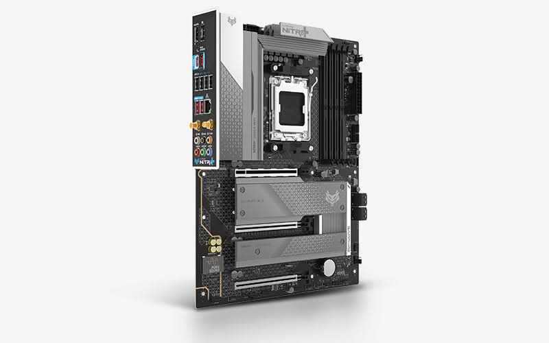 SAPPHIRE NITRO Plus B850A WIFI 7 DDR5 ATX, AM5 Motherboard – TechCure India
