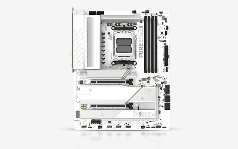 SAPPHIRE PURE X870A WIFI 7 DDR5, AM5, ATX Motherboard – TechCure India