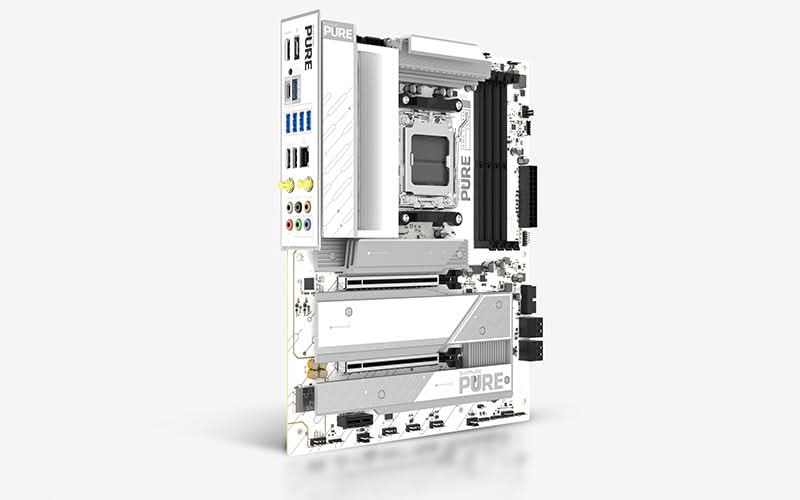 SAPPHIRE PURE X870A WIFI 7 DDR5, AM5, ATX Motherboard – TechCure India