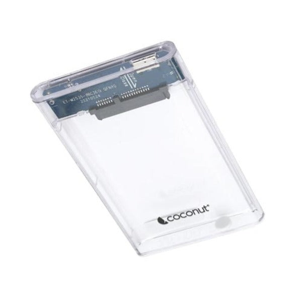 Coconut SC06 2.5" SSD/HDD USB 2.0 Transparent Sata Casing – TechCure India