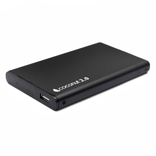 Coconut SC10 2.5 Inch HDD Sata Casing USB 2.0 | Aluminium Enclosure Sata Case | Soft Edges (Up to 6TB HDD) – TechCure India