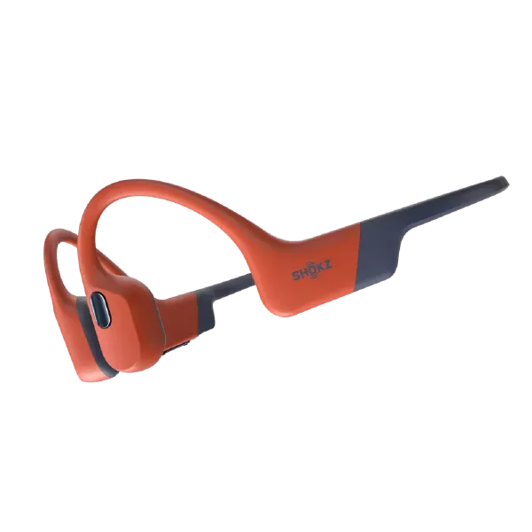 SHOKZ OpenSwim Pro Bone Conduction Sports Headphones, IP68 Waterproof Open-Ear Wireless Earphones with Bluetooth 5.4, Swimming-Red – TechCure India