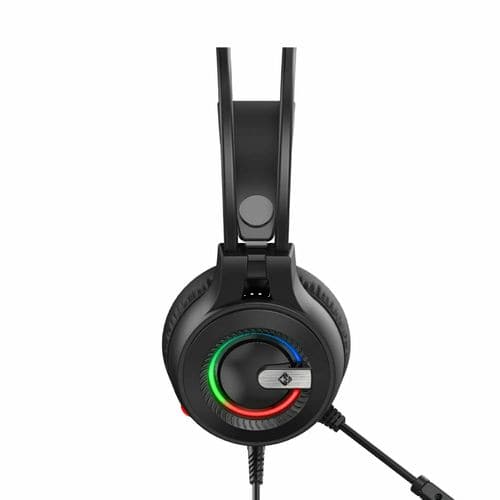 COSMIC BYTE Titania Wired Stereo Gaming Headphone With Gaming Mic ( Black ) ( PC/PS4/PS5/Mac/OS ) - 4