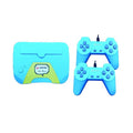 Sameo Little Master 8 Bit Gaming Console for TV | 2 USB Joysticks | Exciting 999999 in 1 Built-in Games | Ideal for Adults, Kids, Boys, Girls | 6 Months Warranty - (Blue) – TechCure India