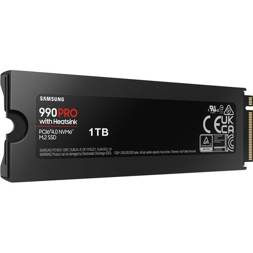 Samsung 990 Pro 2TB M.2 NVMe Gen4 SSD (with Heatsink) – TechCure India