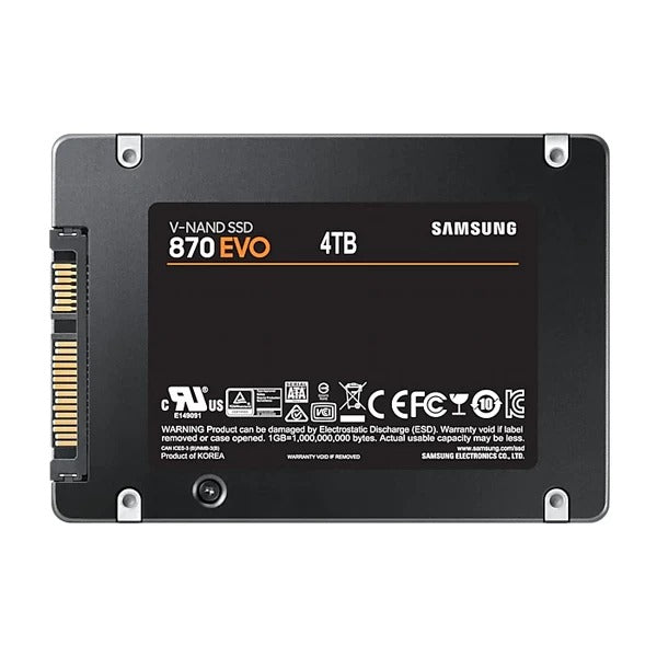Samsung 870 EVO 4TB 2.5 inch SATA SSD – TechCure India