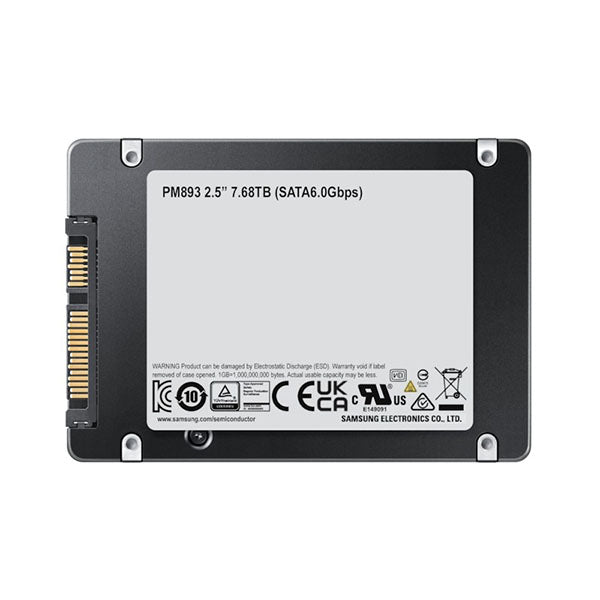 Samsung PM893 7.68TB 2.5 inch SATA SSD – TechCure India