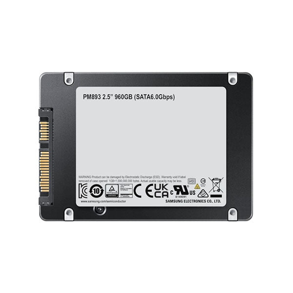 Samsung PM893 960GB 2.5 inch SATA SSD – TechCure India