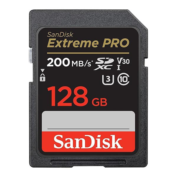 SanDisk 128GB Extreme Pro SDHC UHS-I/U3 V30 Class 10 Memory Card – TechCure India