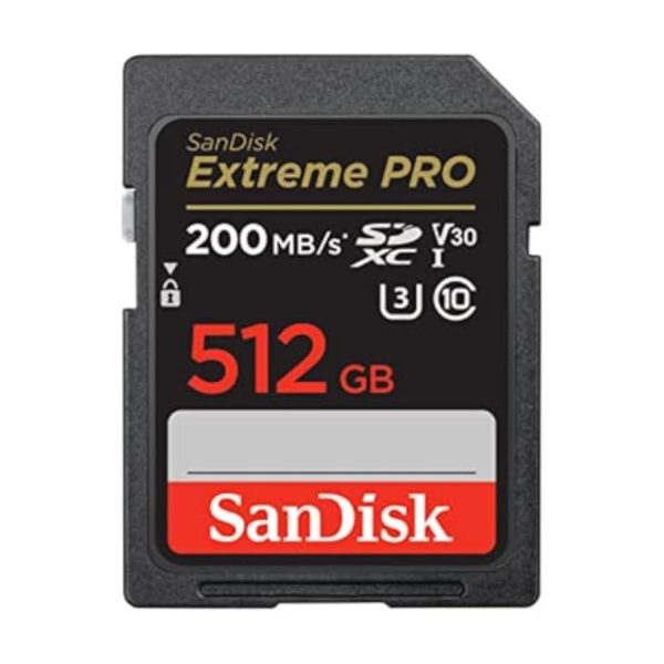 SanDisk 512GB Extreme Pro SDHC UHS-I/U3 V30 Class 10 Memory Card – TechCure India