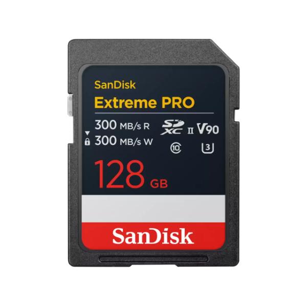 SanDisk Extreme PRO SD UHS-II Card (V90) - 128GB – TechCure India