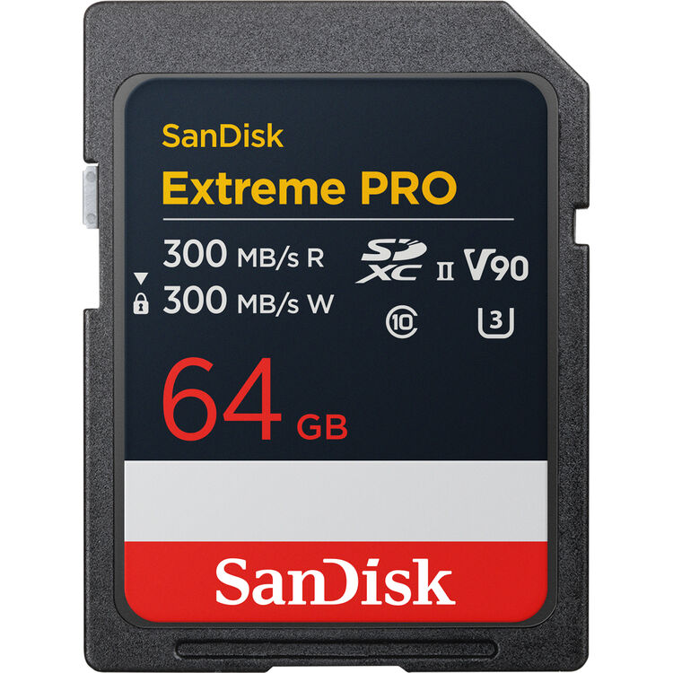 SanDisk Extreme PRO SD UHS-II Card (V90) - 64GB – TechCure India
