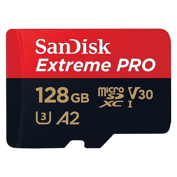 SanDisk Extreme Pro 128GB microSDXC UHS-I Memory Card With Adapter – TechCure India