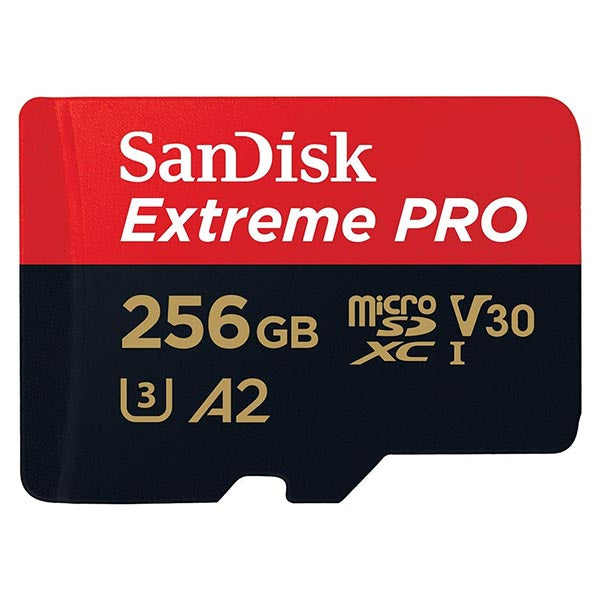 SanDisk Extreme Pro 256GB microSDXC UHS-I Memory Card With Adapter – TechCure India