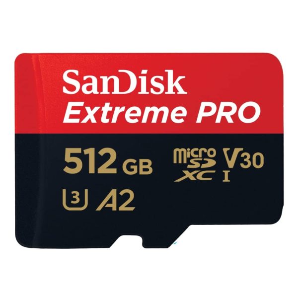 SanDisk Extreme Pro 512GB microSDXC UHS-I Memory Card With Adapter – TechCure India