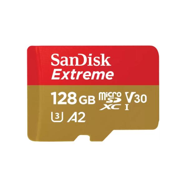 SanDisk Extreme microSDXC UHS-I CARD - 128GB – TechCure India