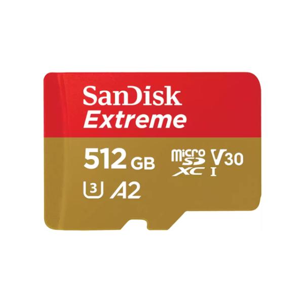 SanDisk Extreme microSDXC UHS-I CARD - 512GB – TechCure India