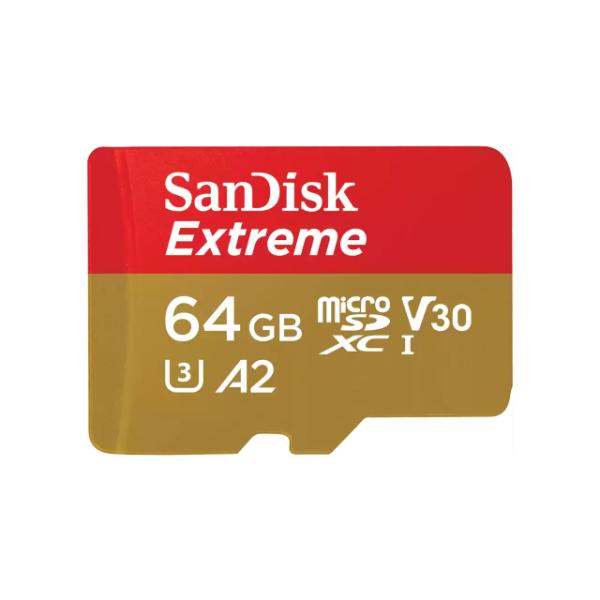 SanDisk Extreme microSDXC UHS-I CARD - 64GB – TechCure India