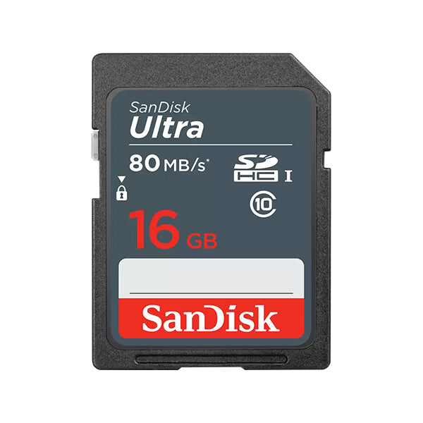 SanDisk Ultra Class 10 80MB/s 16GB SDHC Card and SDXC Card – TechCure India