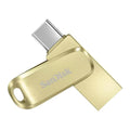 SanDisk Ultra Dual Drive Luxe USB Type-C Flash Drive - 512GB (Gold) – TechCure India