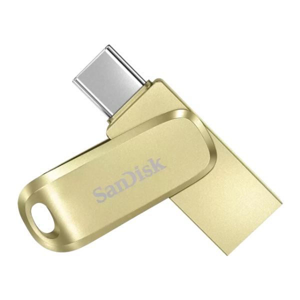 SanDisk Ultra Dual Drive Luxe USB Type-C Flash Drive - 512GB (Gold) – TechCure India