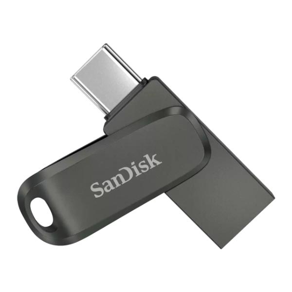 SanDisk Ultra Dual Drive Luxe USB Type-C Flash Drive - 256GB (Dark Grey) – TechCure India