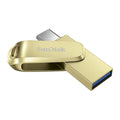 SanDisk Ultra Dual Drive Luxe USB Type-C Flash Drive - 64GB (Gold) – TechCure India
