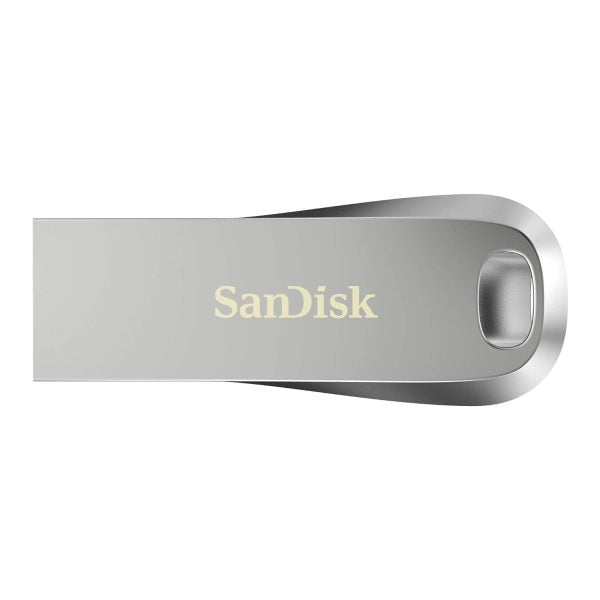 SanDisk Ultra Luxe USB 3.2 128GB Flash Drive Upto 400MB/s (All Metal, Metallic Silver) – TechCure India