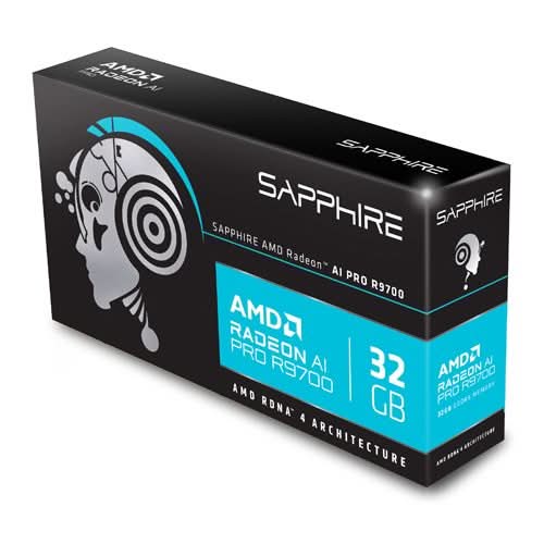 Sapphire AMD Radeon AI Pro R9700 32GB Graphic Card – TechCure India