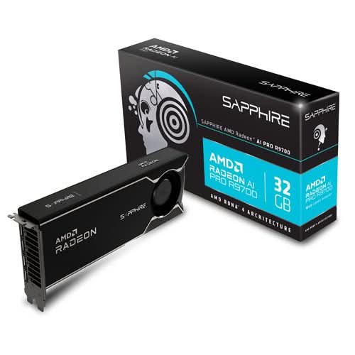 Sapphire AMD Radeon AI Pro R9700 32GB Graphic Card – TechCure India