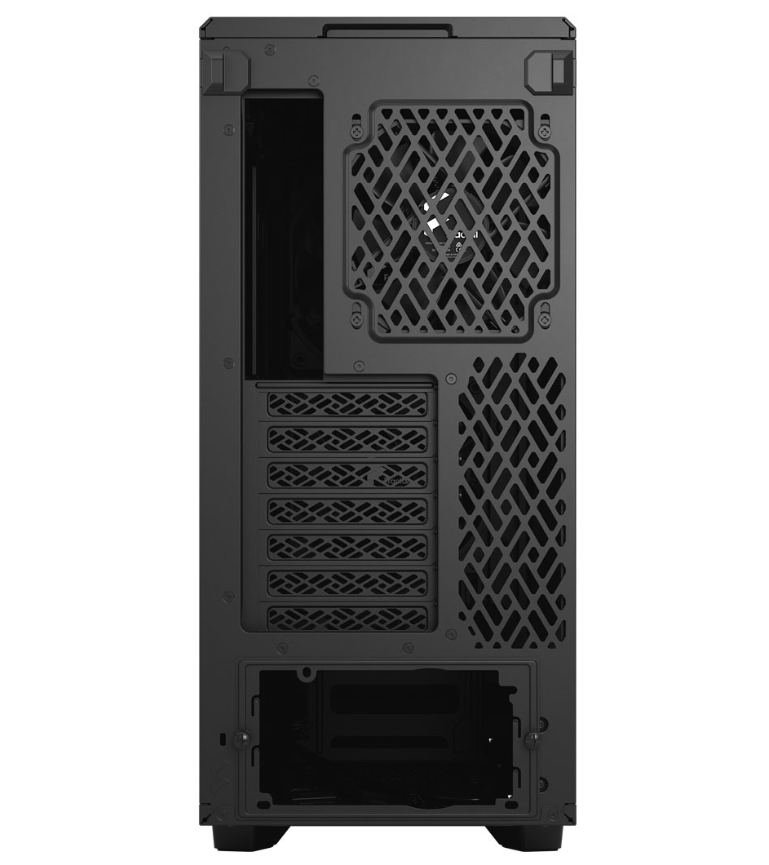 FRACTAL DESIGN Meshify 2 Compact Dark Tint ATX Mid Tower Cabinet (Black) - 5