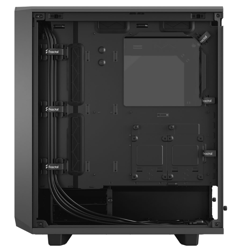 FRACTAL DESIGN Meshify 2 Compact Light Tint ATX Mid Tower Cabinet (Gray) - 4