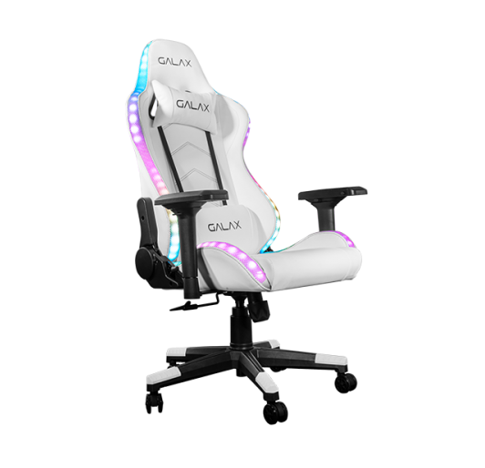 GALAX GC02 Gaming Chair (White) - 3