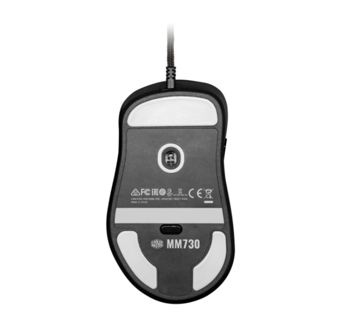 COOLER MASTER MM730 Wired Ergonomic Gaming Mouse ( MM-730-KKOL1 ) ( 16000DPI / 6 Macro Buttons ) ( Black ) - 3