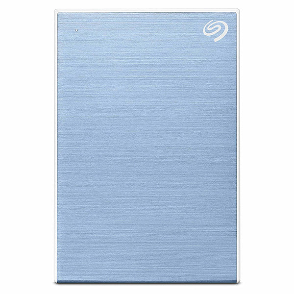 Seagate One Touch 2TB External Hard Drive with Password Protection (Light Blue) – TechCure India