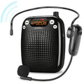Shidu S611 - Wireless Portable Voice Amplifier with LED Display (Black) – TechCure India