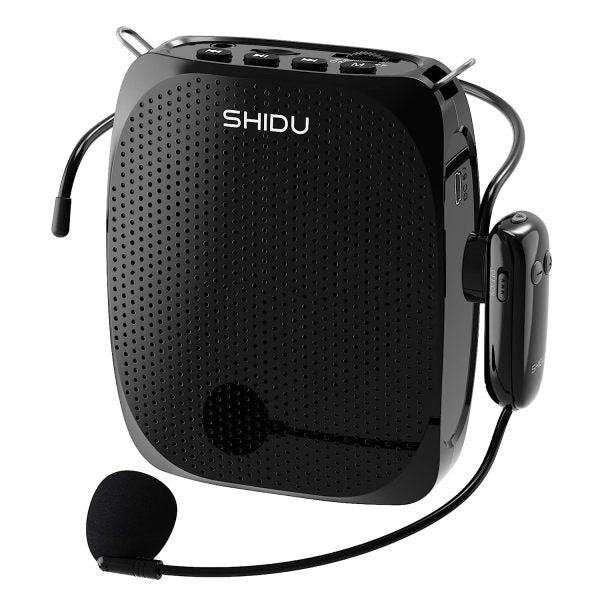 Shidu S615 - Wireless Portable Voice Amplifier (Black) – TechCure India